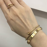NAIL | Rose Gold Bracelet Thin