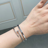 NAIL | Silver Bracelet Thin